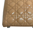 Load image into Gallery viewer, Christian Dior Beige Patent Leather Cannage Lady Dior Bag
