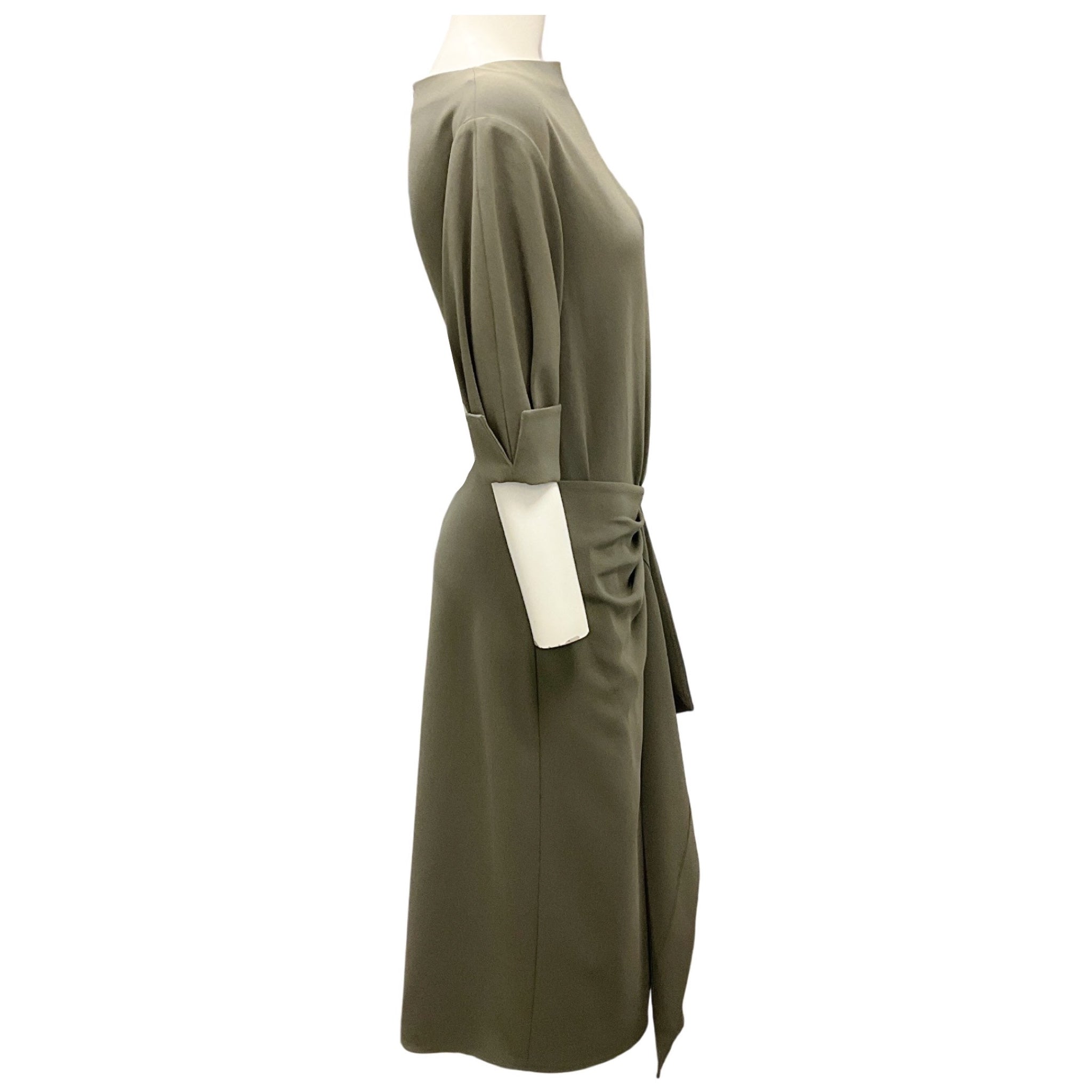 Proenza Schouler Wood Matte Viscose Crepe Maisie Dress