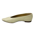 Load image into Gallery viewer, Bottega Veneta Cream Patent Leather Pointed Toe Flats
