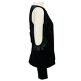 Load image into Gallery viewer, Cushnie et Ochs Black Silk Charmeuse Ruffle Cold Shoulder Top
