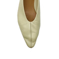 Load image into Gallery viewer, Bottega Veneta Cream Patent Leather Pointed Toe Flats
