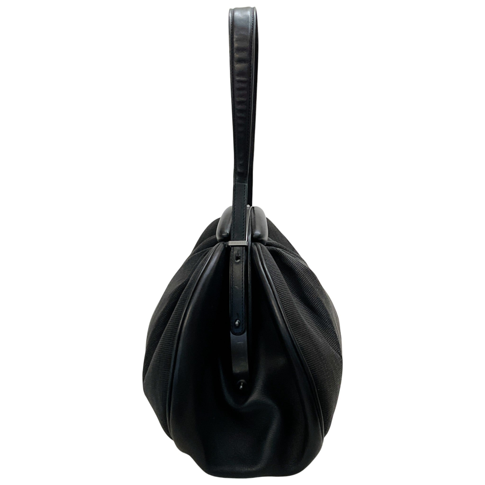 Akris Black Horse Hair Shoulder Bag