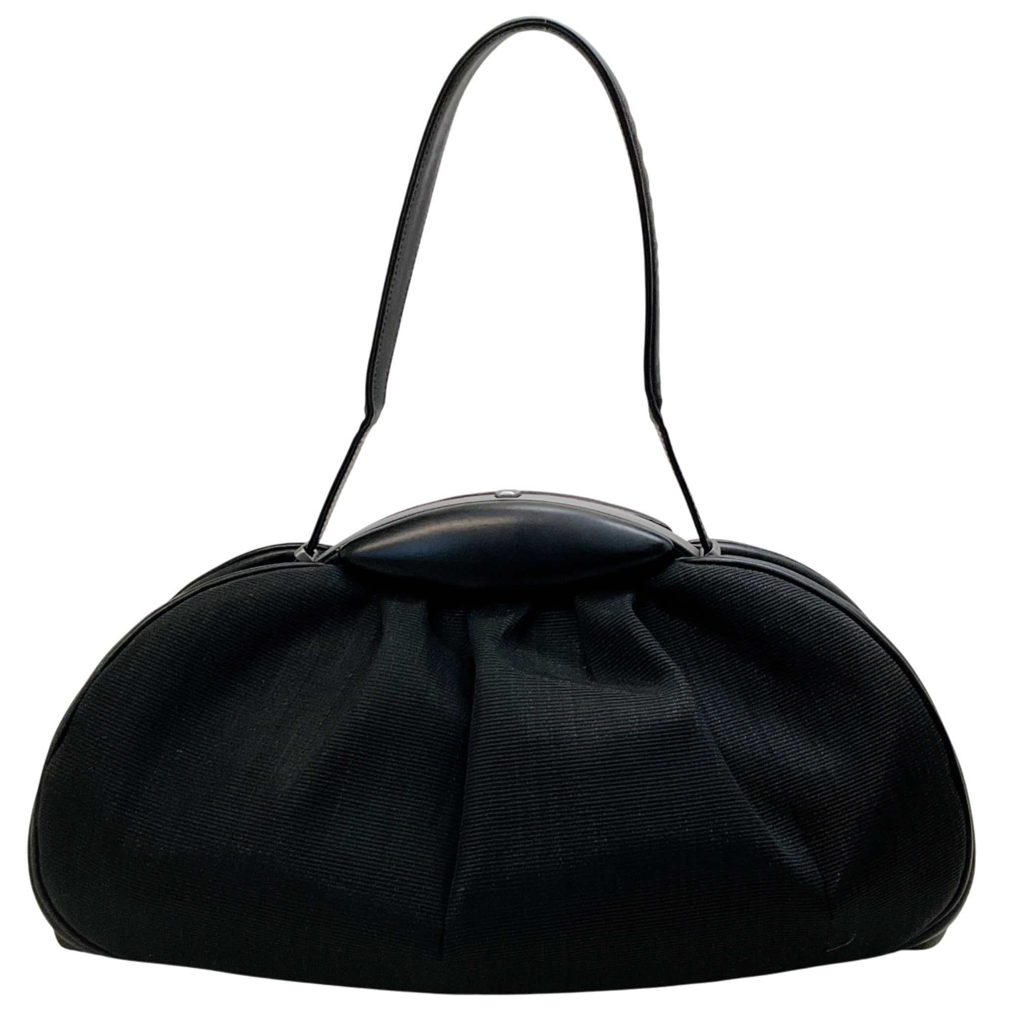 Akris Black Horse Hair Shoulder Bag
