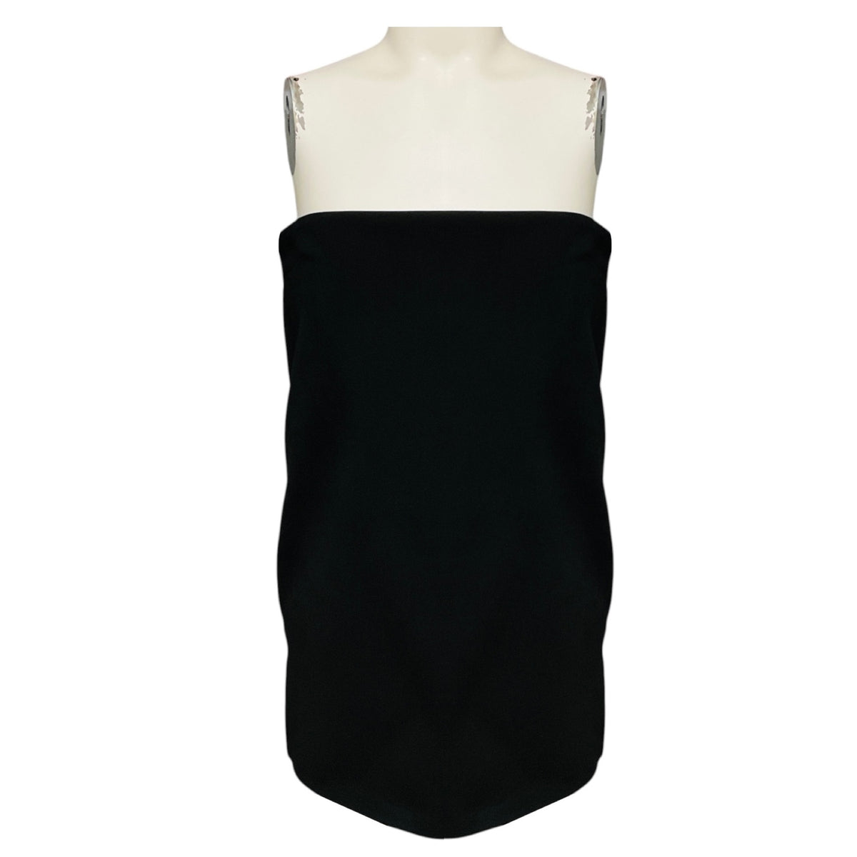 16ARLINGTON Black Blaise Strapless Crepe and Satin Mini Dress / Top