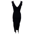 Load image into Gallery viewer, Rick Owens Black Knit Sleeveless Midi Dress
