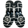 Load image into Gallery viewer, Chanel White / Blue Tweed Mark 24P Sneakers
