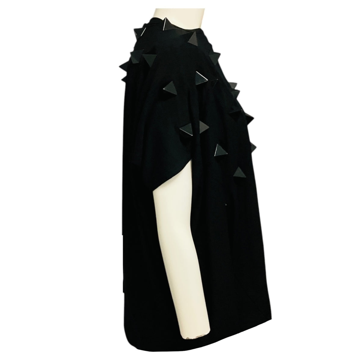 Junya Watanabe Black Stone Embellished Jersey Top