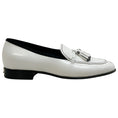 Load image into Gallery viewer, Chanel White Patent Leather Tassel Loafers
