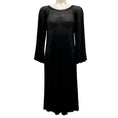 Load image into Gallery viewer, Michael Kors Collection Black Shimmer Pleated Knit Dress
