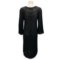 Load image into Gallery viewer, Michael Kors Collection Black Shimmer Pleated Knit Dress
