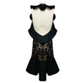 Load image into Gallery viewer, Michael Kors Collection Black / Nude Ruffled Lace Cocktail Dress
