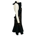 Load image into Gallery viewer, Michael Kors Collection Black / Nude Ruffled Lace Cocktail Dress
