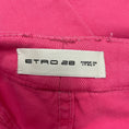 Load image into Gallery viewer, Etro Pink / White Embroidered Cotton Stretch Denim Jeans
