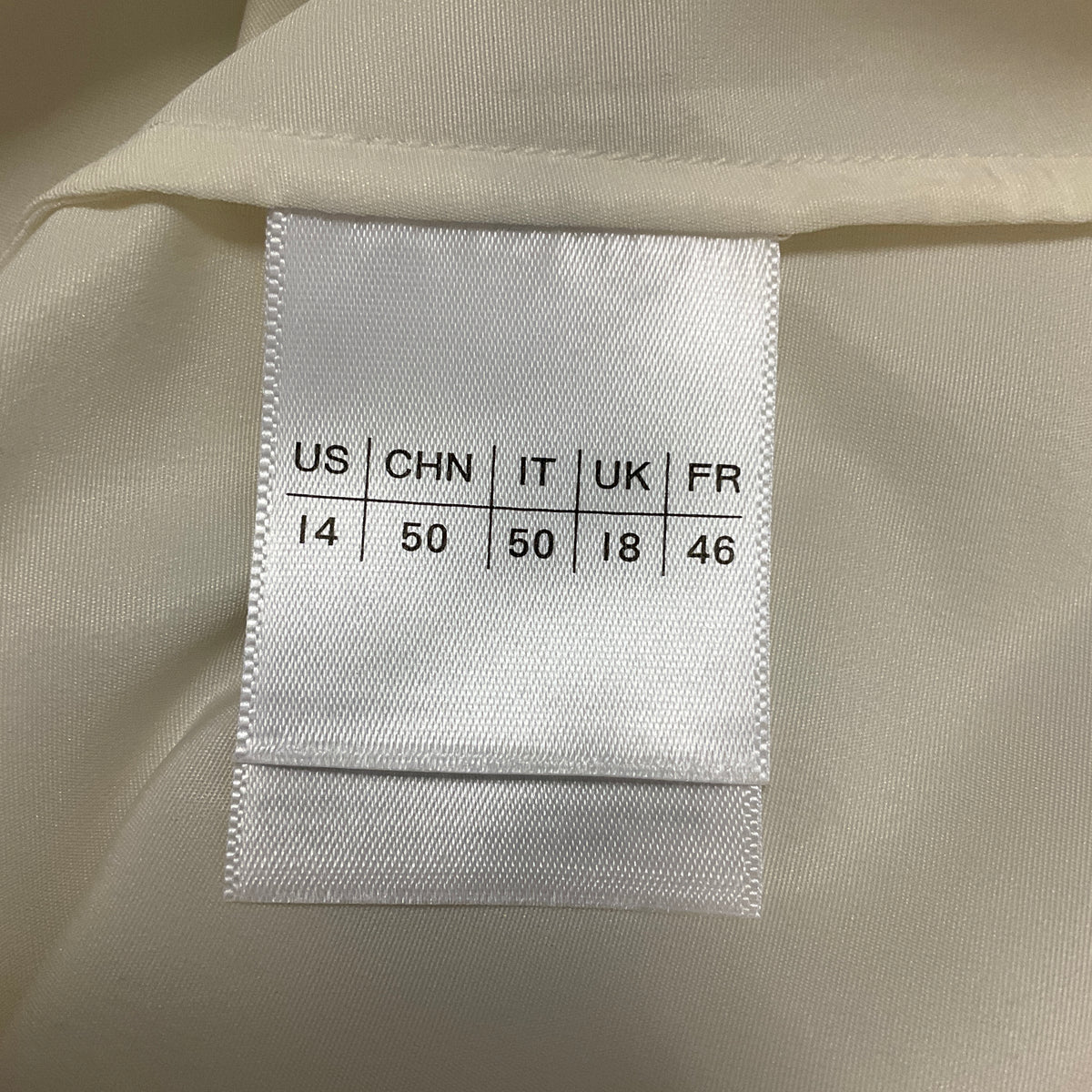 Lafayette 148 New York Ivory Cloud Button Front Blouse