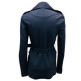Load image into Gallery viewer, Victoria Beckham Navy Viscose Stretch Full Zip Jacket with Belt
