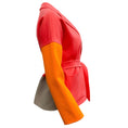 Load image into Gallery viewer, Max Mara Coral / Sherbet Hand Finished Wool Blazer with Tie Waist
