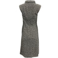 Load image into Gallery viewer, Escada Black / White Tweed Dress with Leather Trim
