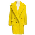 Load image into Gallery viewer, Max Mara Sfilata Yellow Alpaca and Wool Teddy Coat
