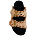 Load image into Gallery viewer, Isabel Marant Natural Raffia / Cognac Trim Lennyo Sandals
