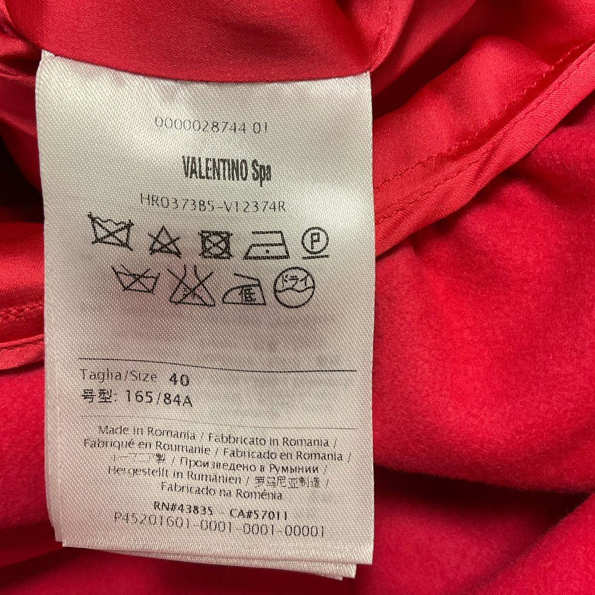 RED Valentino Fuchsia Pink Wool Coat