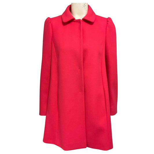 RED Valentino Fuchsia Pink Wool Coat