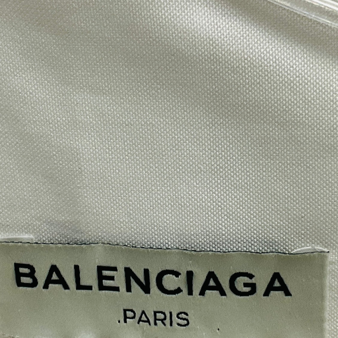 Balenciaga White Long Sleeved Cotton Blouse with Rings