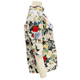 Load image into Gallery viewer, Erdem White Multi Floral Short Sleeved Blouse
