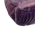 Load image into Gallery viewer, Nancy Gonzalez Purple Genuine Crocodile Double Top Handle Shoulder Bag
