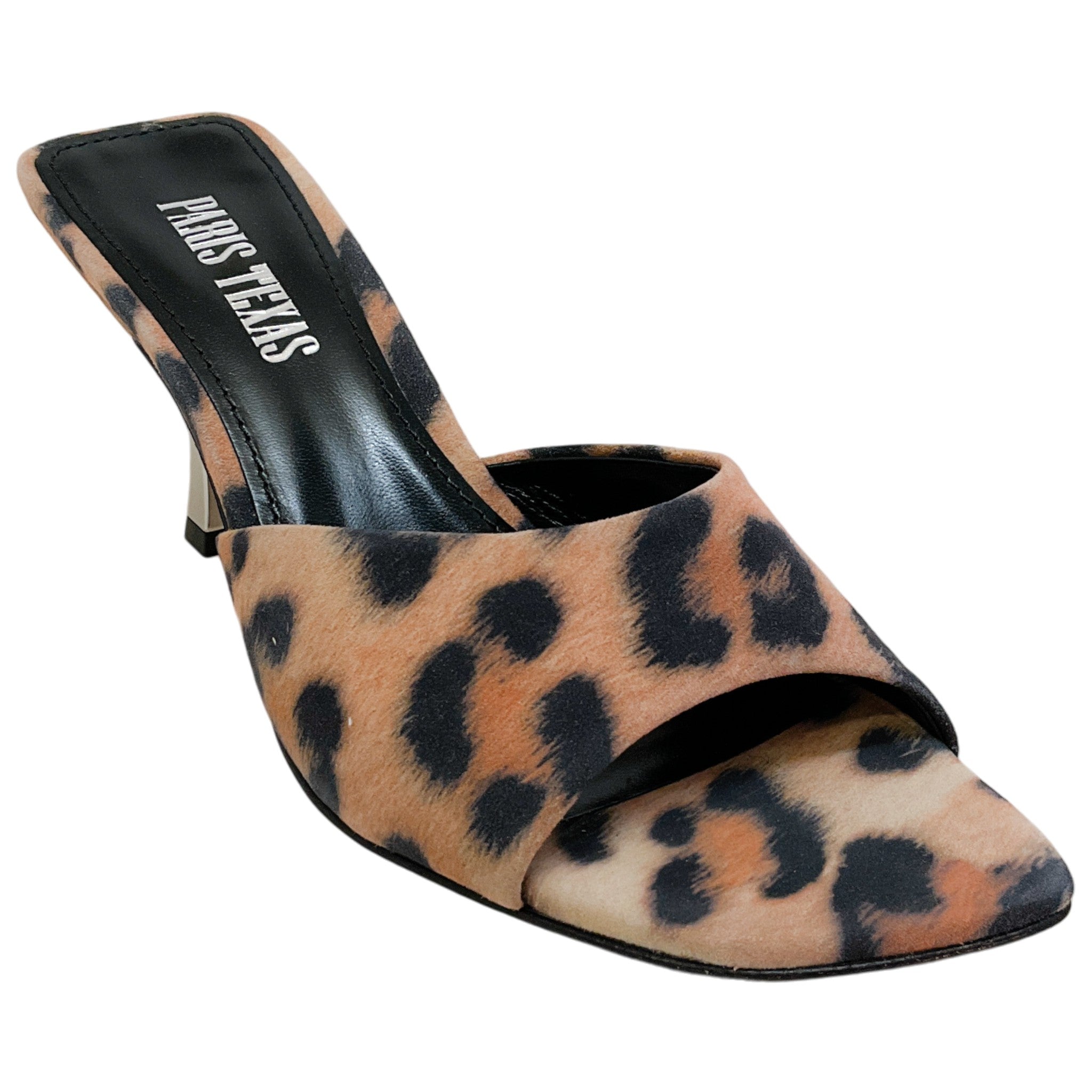 Paris TexasLeopard Print Lorena Mule Sandals
