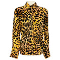 Load image into Gallery viewer, Stella McCartney Tan / Black Leopard Print Silk Blouse
