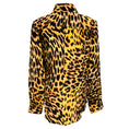 Load image into Gallery viewer, Stella McCartney Tan / Black Leopard Print Silk Blouse
