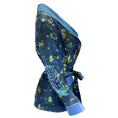 Load image into Gallery viewer, F.R.S For Restless Sleepers Blue / Green Multi Floral Peacock Printed Belted Silk Jacket
