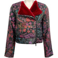 Load image into Gallery viewer, Natori Bohemia Garden Jacquard Jacket with Faux Fur
