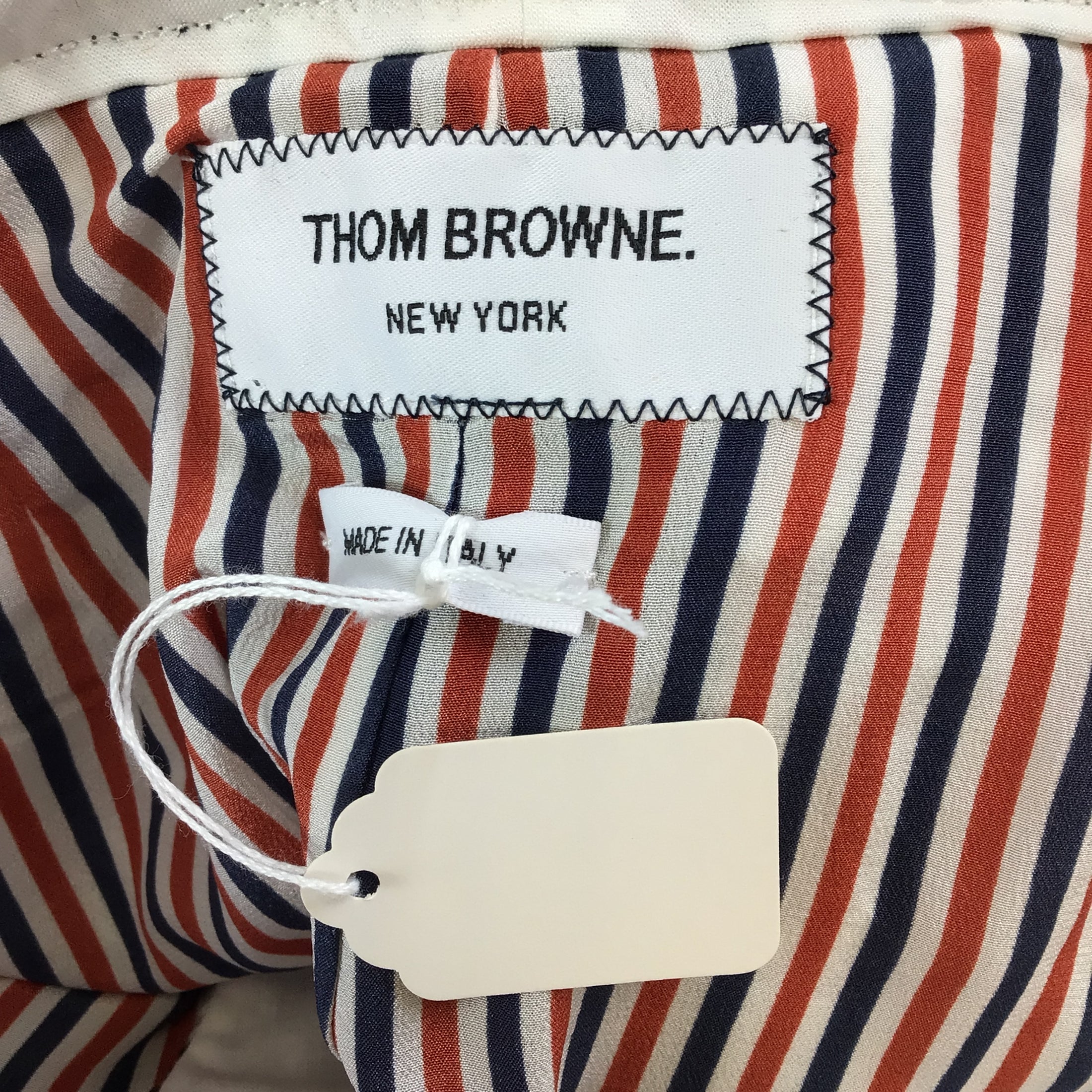 Thom Browne Red / White / Black Prince of Wales Checked Tweed Mini Skirt