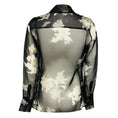 Load image into Gallery viewer, Altuzarra Black / Ivory Floral Printed Sheer Chiffon Chika Top
