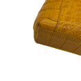 Load image into Gallery viewer, Nancy Gonzalez Mustard Yellow Crocodile Skin Leather Clutch
