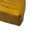 Load image into Gallery viewer, Nancy Gonzalez Mustard Yellow Crocodile Skin Leather Clutch
