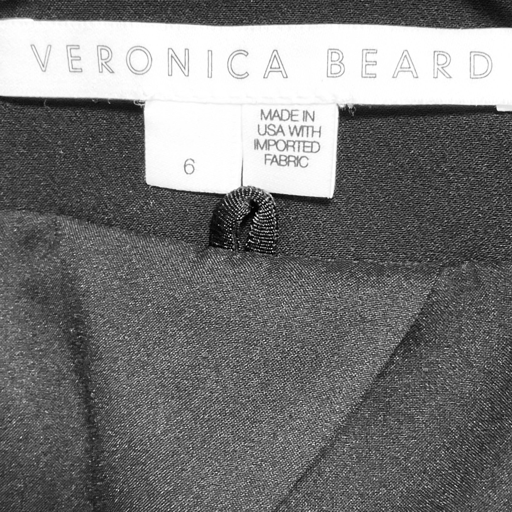 Veronica Beard Black Iconic Scuba Dickey Jacket