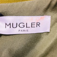 Load image into Gallery viewer, Mugler Khaki Green Asymmetric Sleeveless Crepe Top
