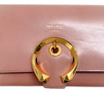 Load image into Gallery viewer, Jimmy Choo Pink Leather Wallet on Chain with Gold Chain Strap
