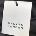 Load image into Gallery viewer, Galvan London Black Pearl Beaded Fringed Crepe Infinity Jumpsuit

