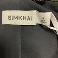 Load image into Gallery viewer, Simkhai Charcoal Grey Stripe Murphy Embellished Blazer
