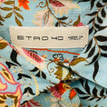 Load image into Gallery viewer, Etro Light Blue Multi Paisley Printed Button Front Linen Blouse
