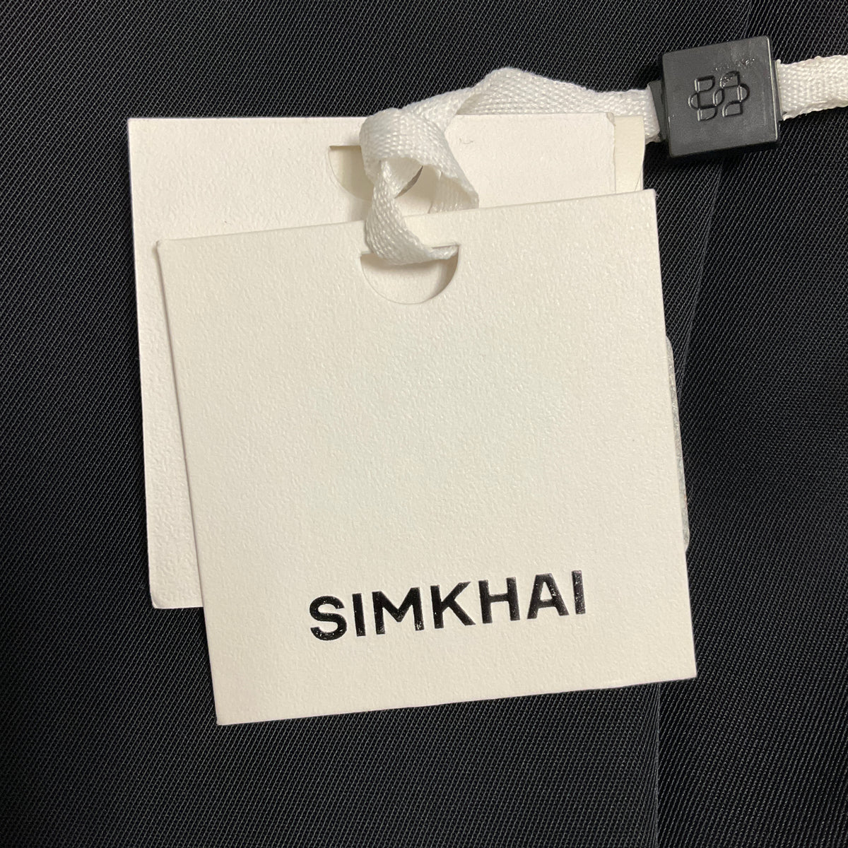 Simkhai Charcoal Grey Stripe Murphy Embellished Blazer
