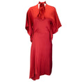 Load image into Gallery viewer, Roland Mouret Persian Red Hammered Satin Meyers Dress
