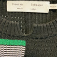 Load image into Gallery viewer, Proenza Schouler White Label Black Multi Striped Ribbed Knit Pullover Sweater
