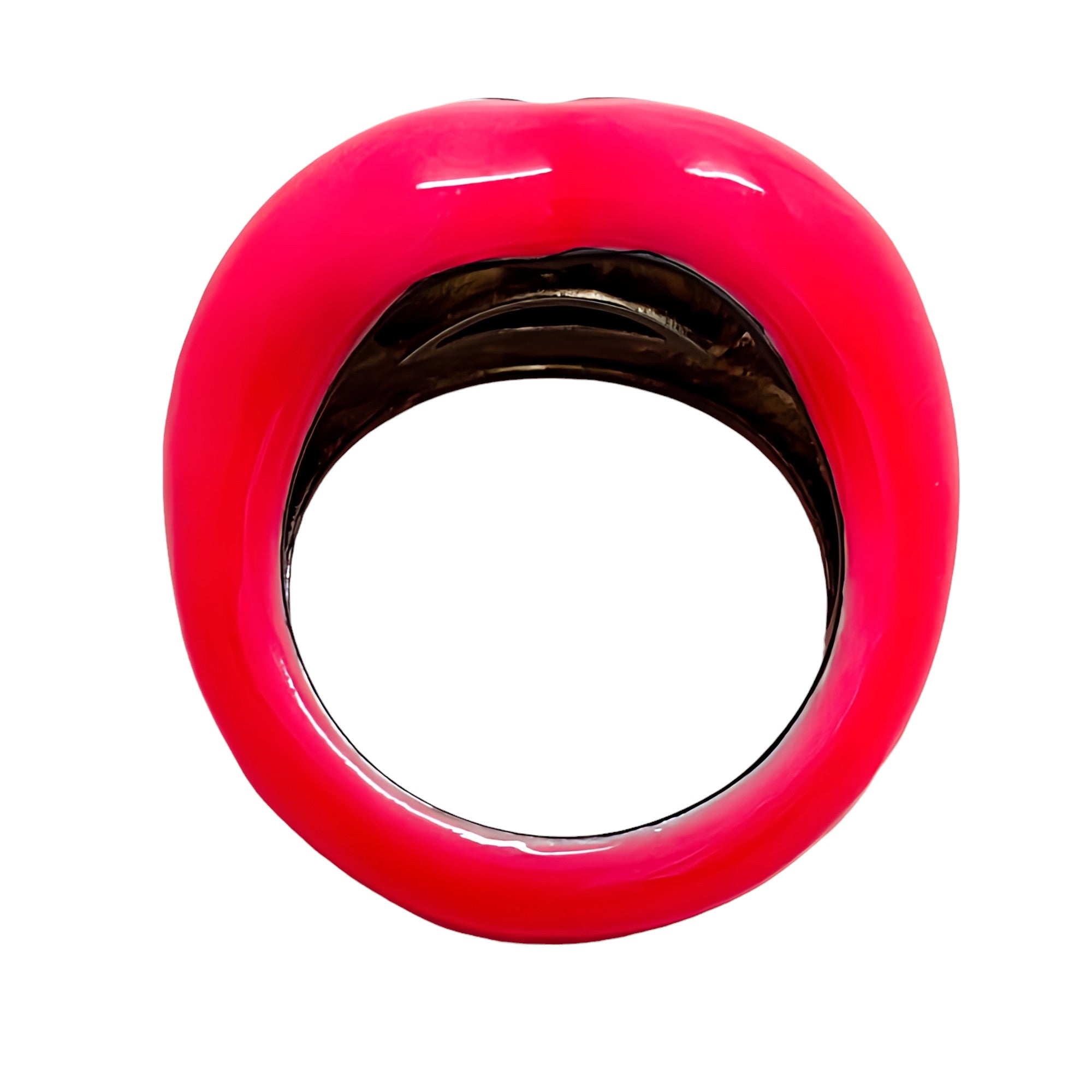 Hotlips by Solange Neon Love Heart Ring