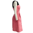 Load image into Gallery viewer, Mantu Black / Pink Brocade Skater Dress
