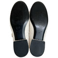 Load image into Gallery viewer, Chanel White Boucle Mary Jane Flats with Black Patent Cap Toe
