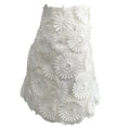 Load image into Gallery viewer, Elie Saab White Floral Embroidered Tulle Skirt
